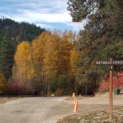 Driveway into Retreat Center