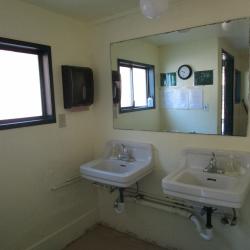 Sinks in the bathhouse